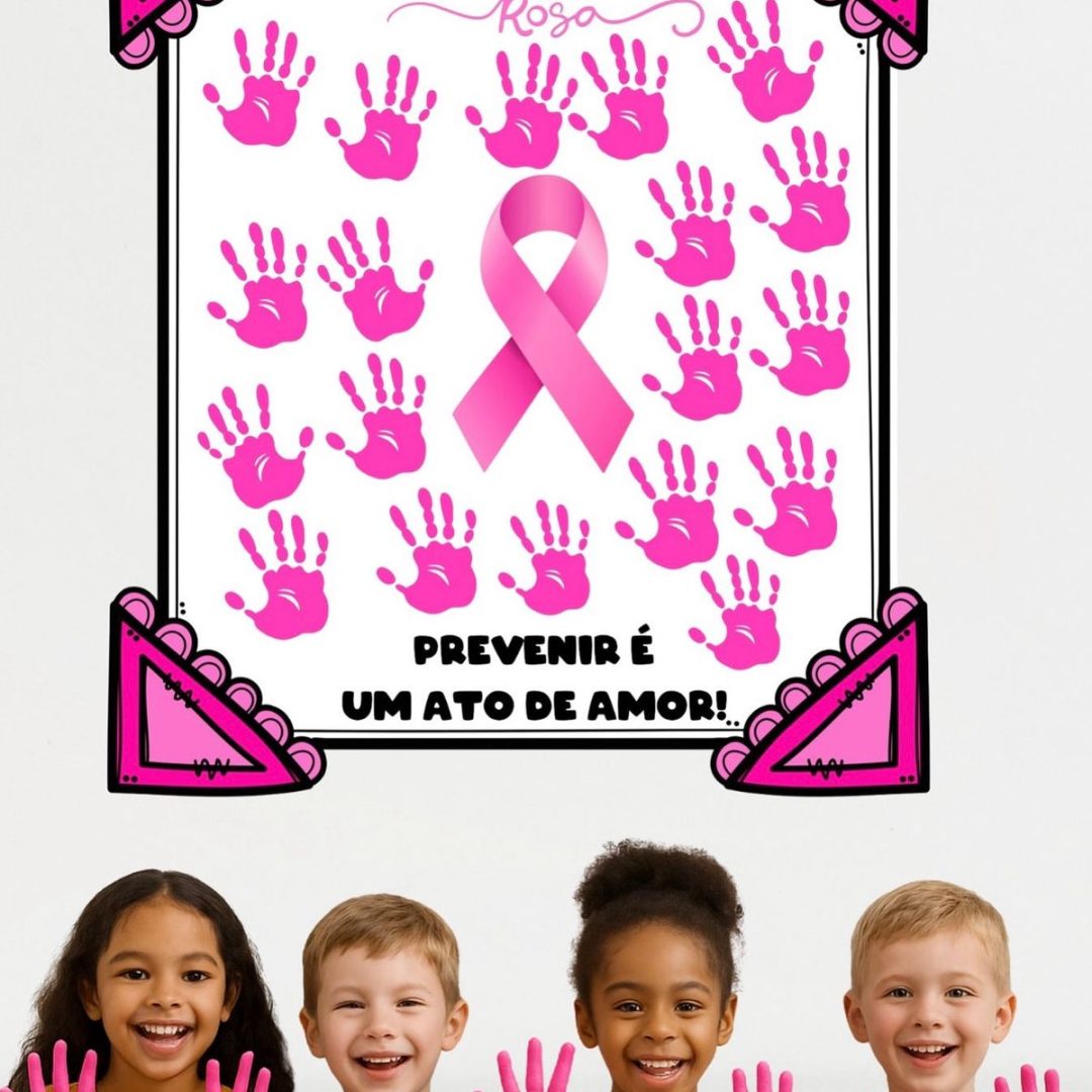 Cartaz Colaborativo Outubro Rosa